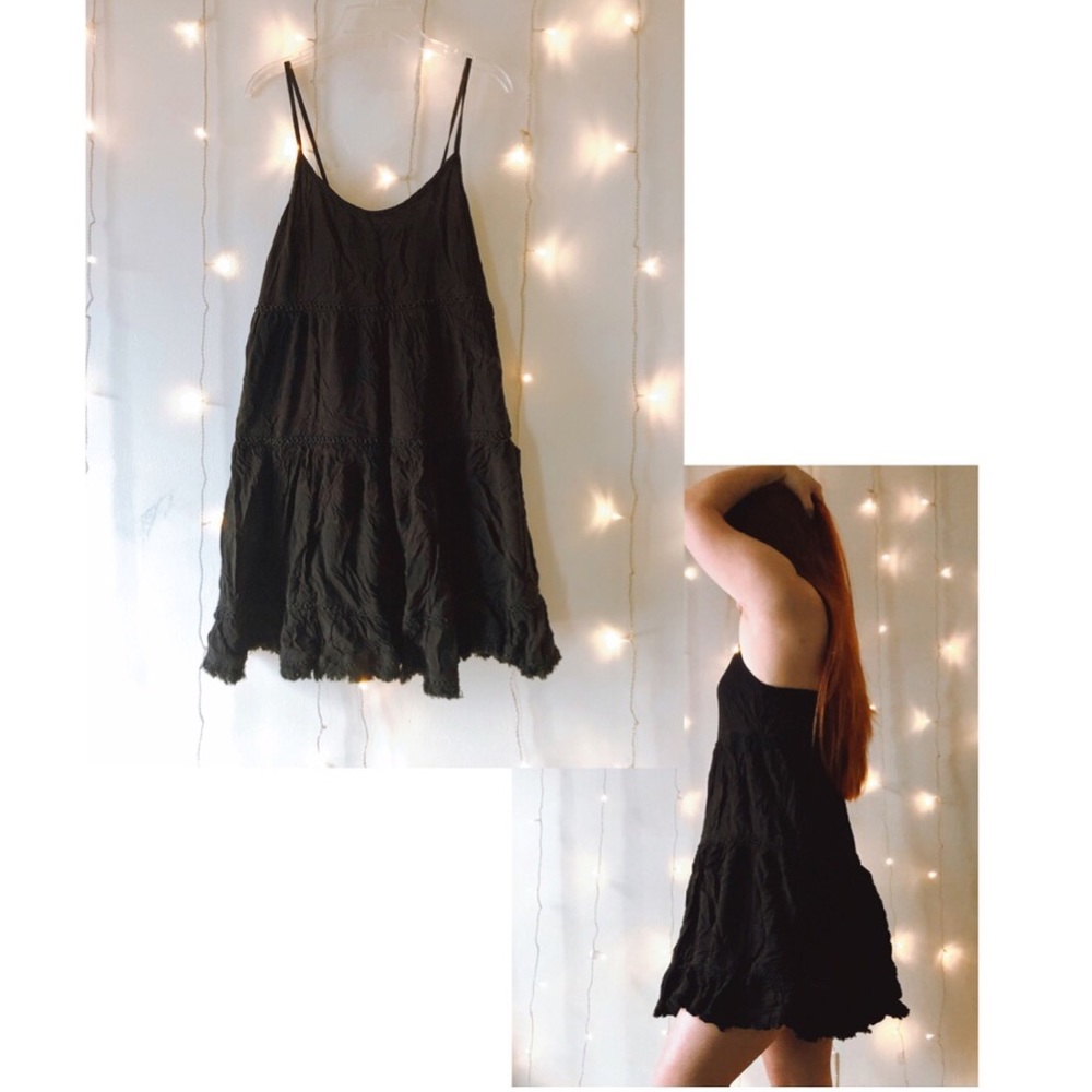 Black Tiered Frock